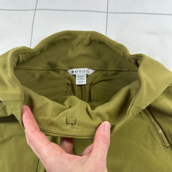 Athleta Pants Womens 6 Petite Green Headlands Hybrid High Rise Cargo Athletic - Picture 7 of 13